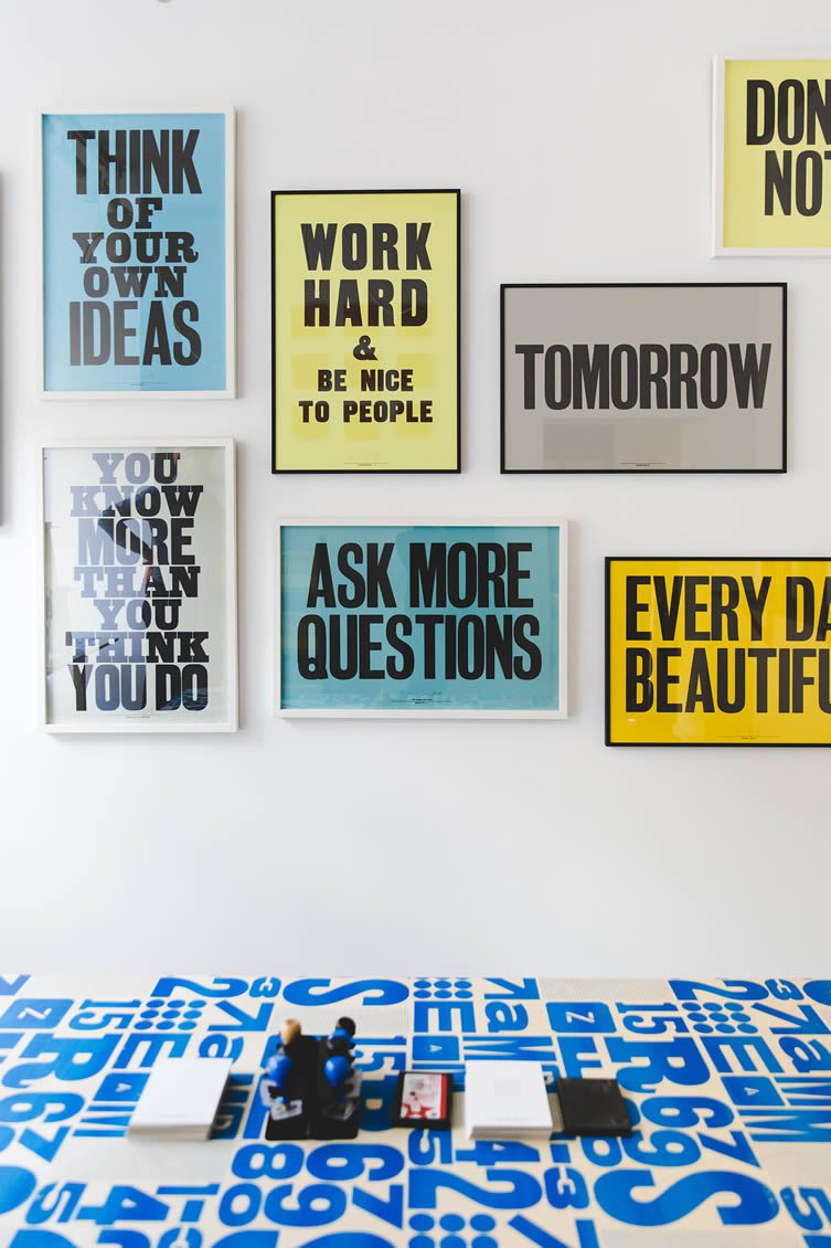 Anthony Burrill and Michael Marriott, Design Undefined at Clerkenwell London