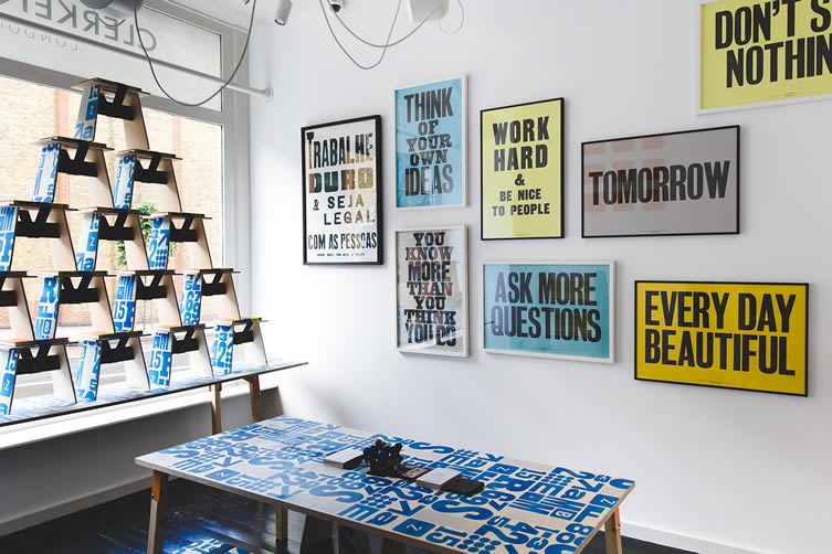 Anthony Burrill and Michael Marriott, Design Undefined at Clerkenwell London