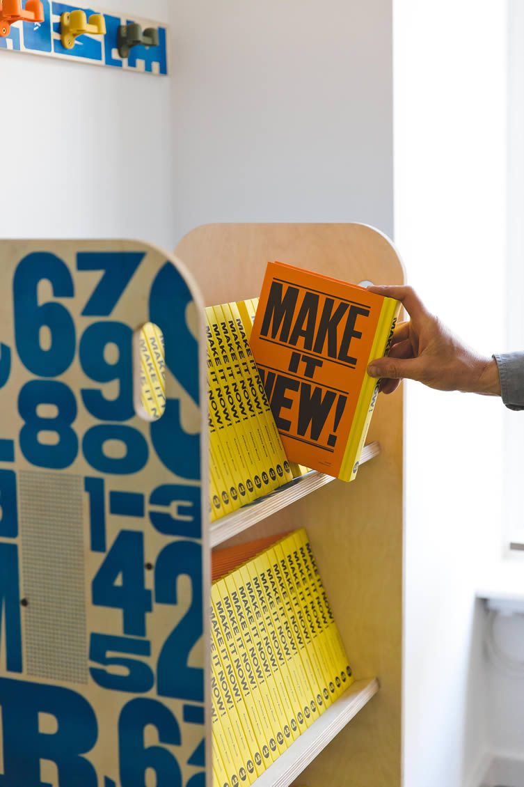 Make it Now Book Installation at Clerkenwell London