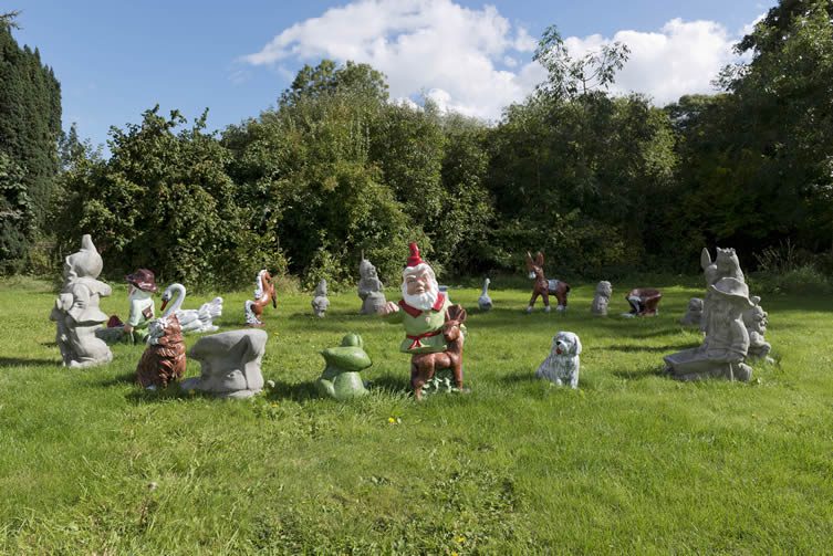 Djordje Ozbolt, OD, 2016 Concrete garden gnomes