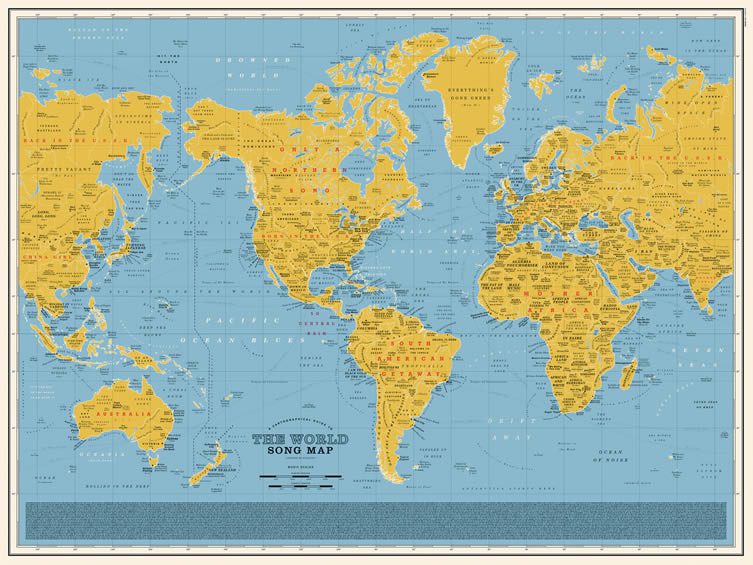 Dorothy World Song Map