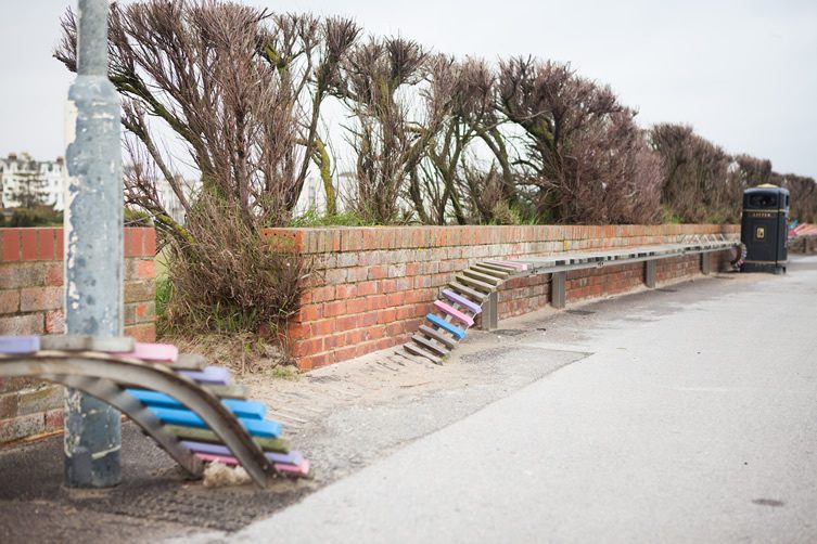 East Beach Café and The Longest Bench, Littlehampton