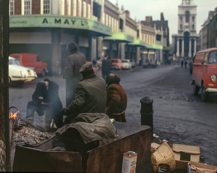 Spitalfields Market, 1973, Colour Photographs of London East End