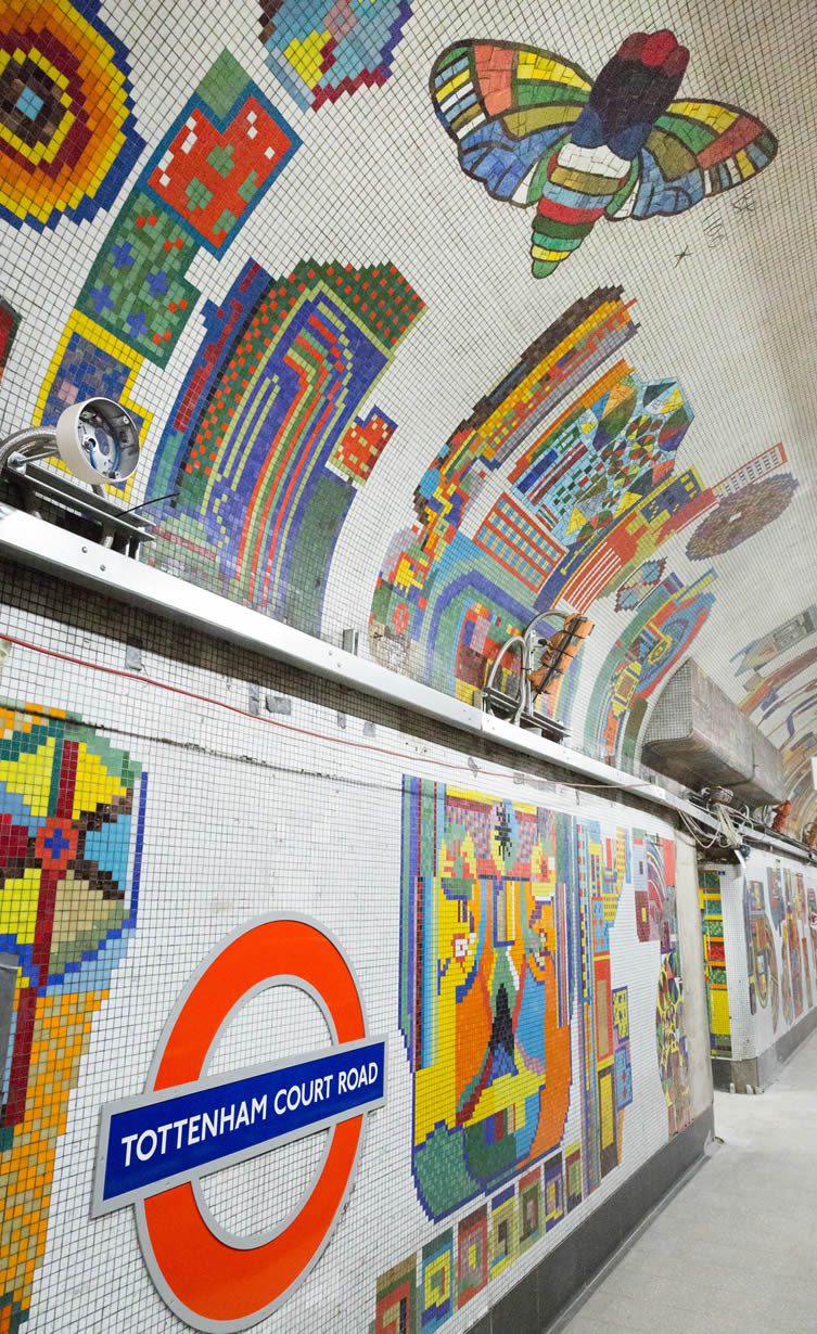 Eduardo Paolozzi Tottenham Court Road Underground Station