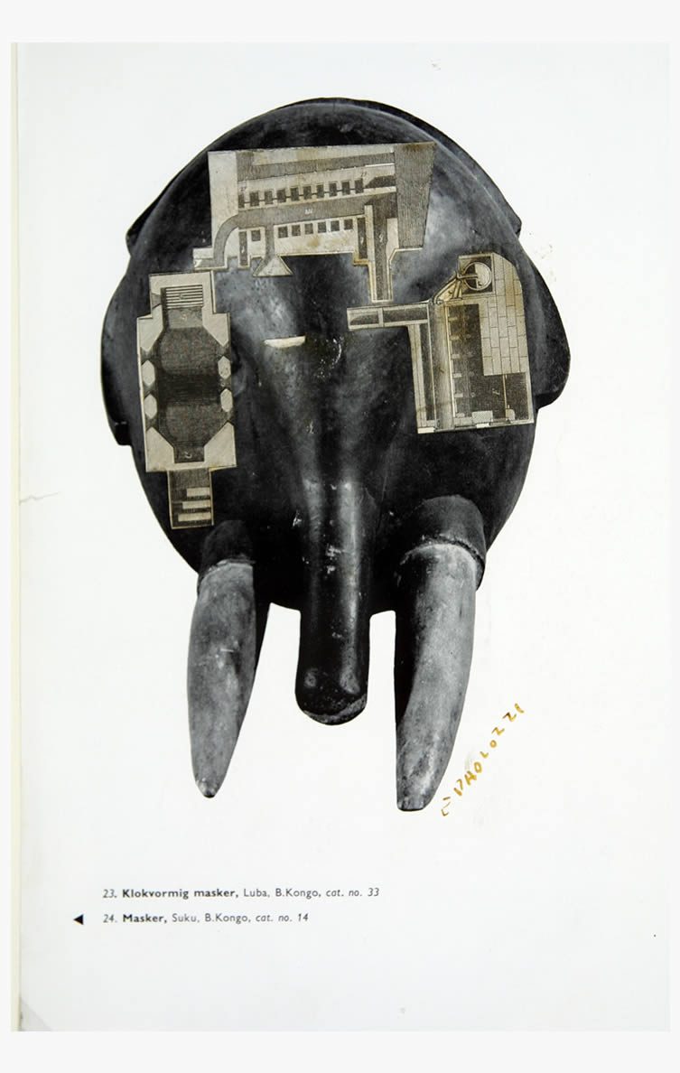 Eduardo Paolozzi Klokvormig Masker, 1946-47