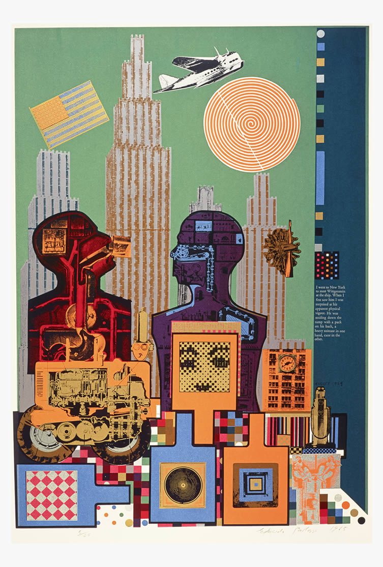 Eduardo Paolozzi Wittgenstein in New York (from the As is When portfolio)