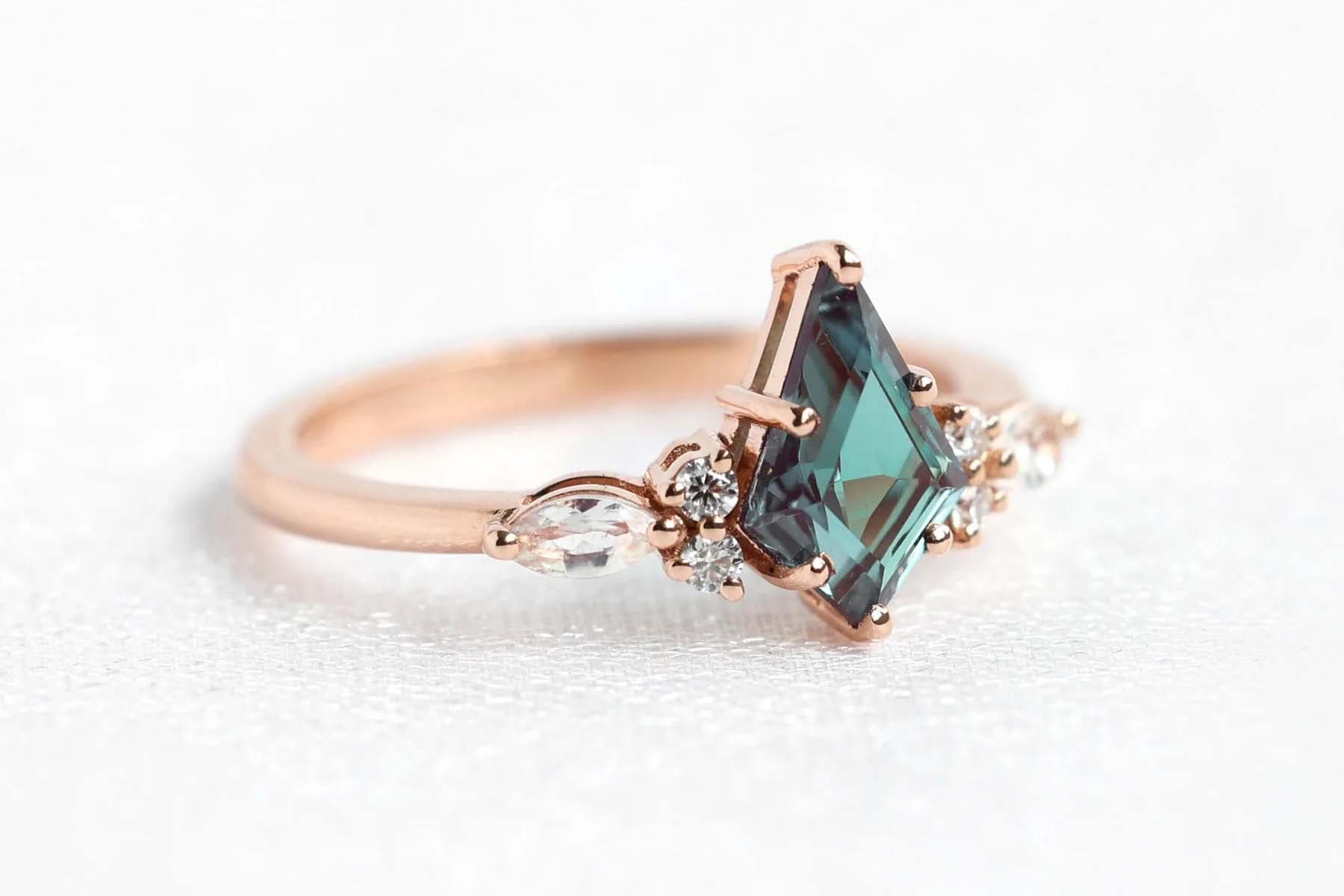 Alexandrite Engagement Ring