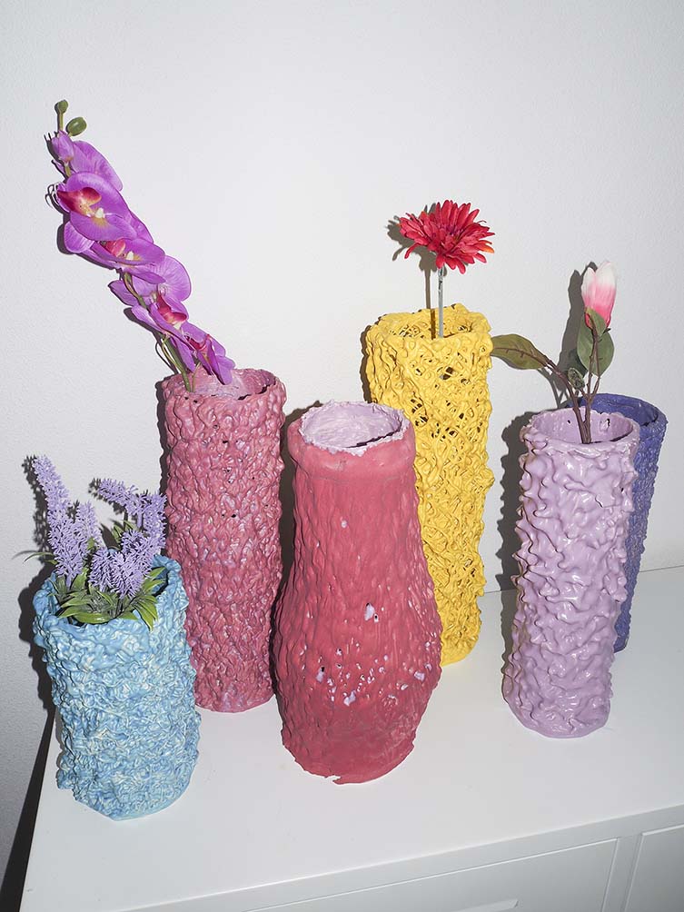 Erika Emerén, Cake Vases, Design Academy Eindhoven Graduate's Contemporary Folk Art Project