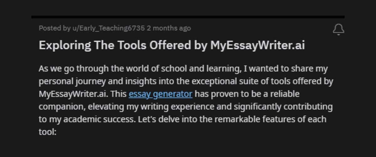 What is Reddit Saying About MyEssayWriter.ai’s Paraphrasing Tool?