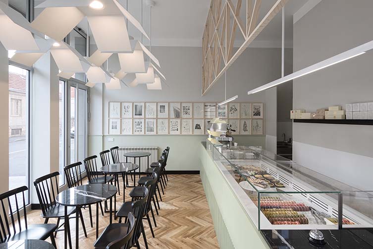 Fini Patisserie Belgrade, Dorćol Pâtisserie Design by Studio Petokraka