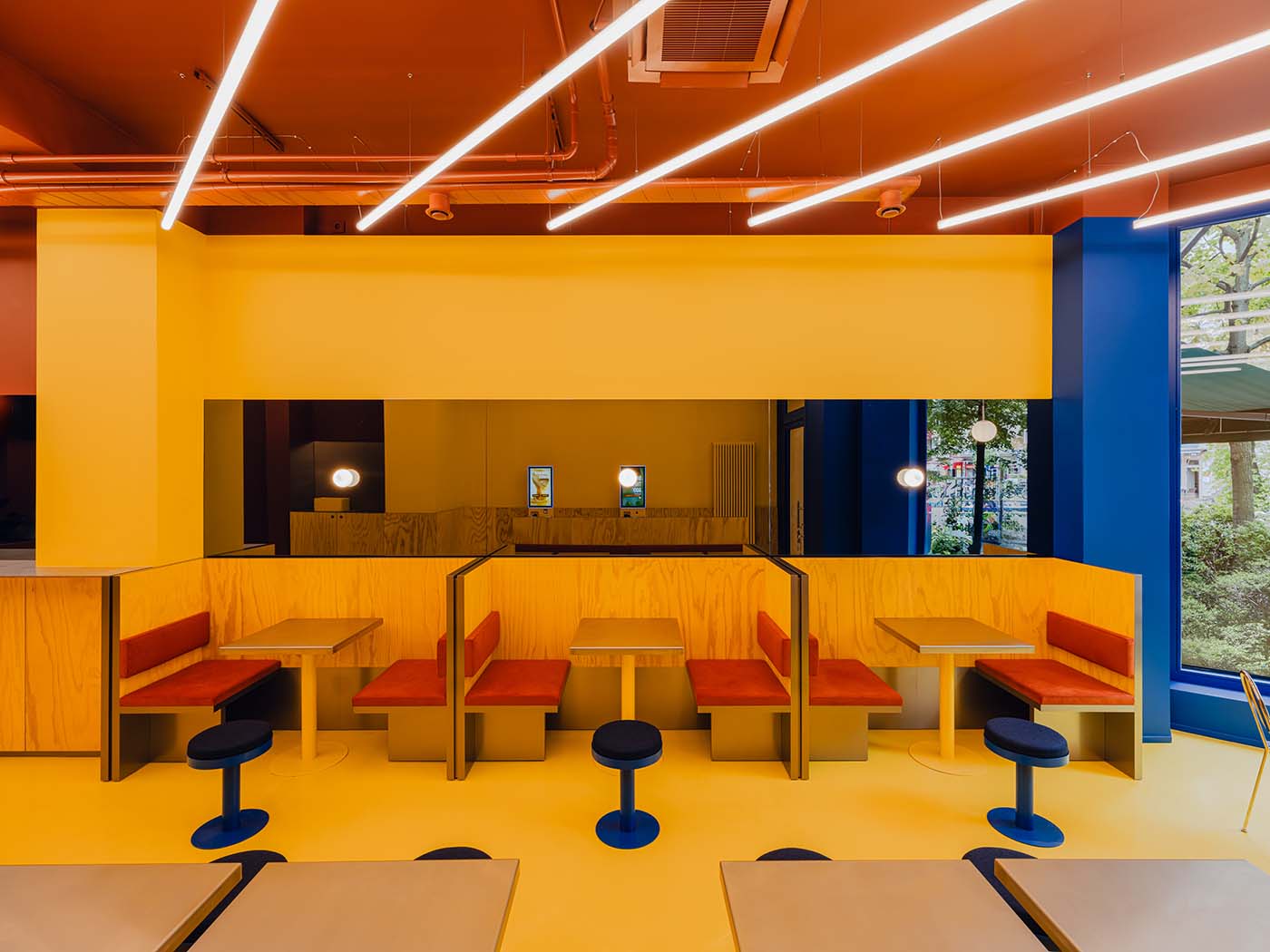 Flip-N-Fry Berlin Burger Restaurant Designed by Bruzkus Greenberg