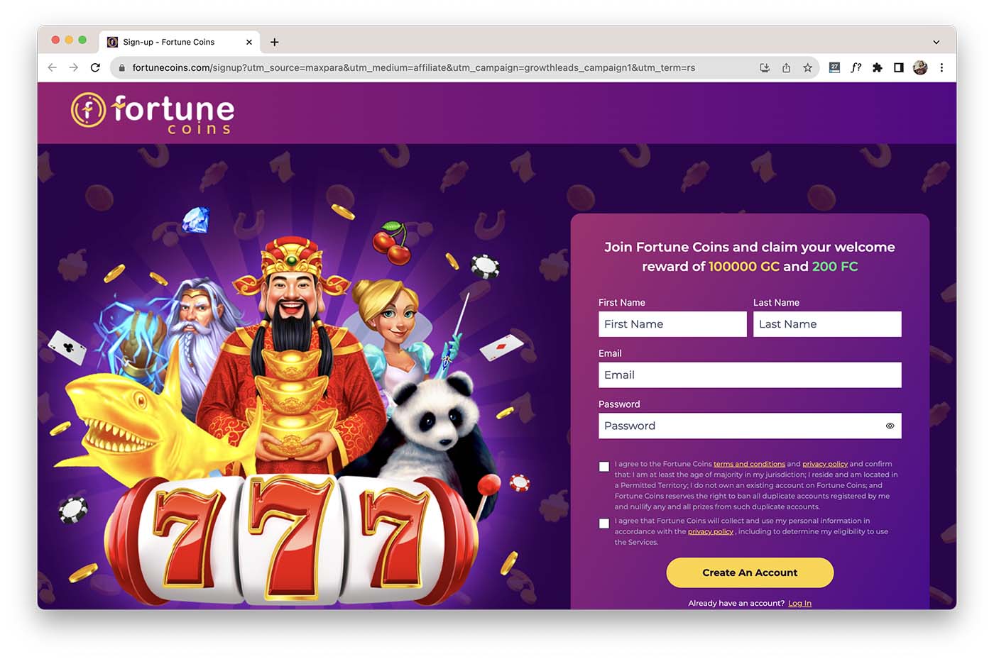 Fortune Coins Casino Promo Code: Claim Your 10 USD No Deposit Bonus Code