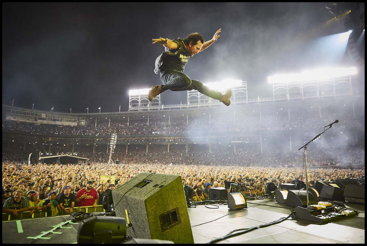 Danny Clinch, Eddie Vedder, Wrigley Field, Chicago