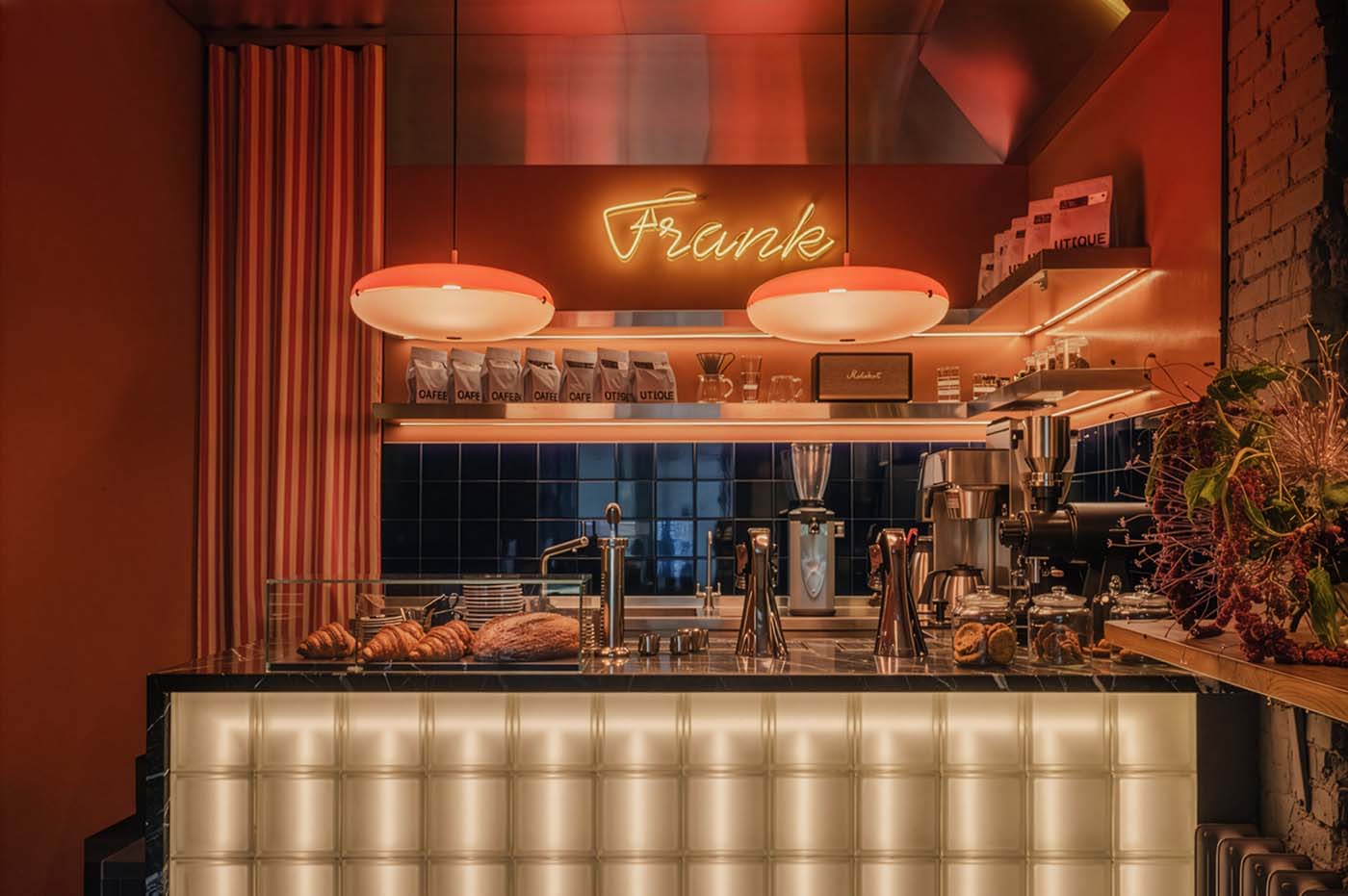 Frank Coffee Kyiv Café Designed by Yana Molodykh