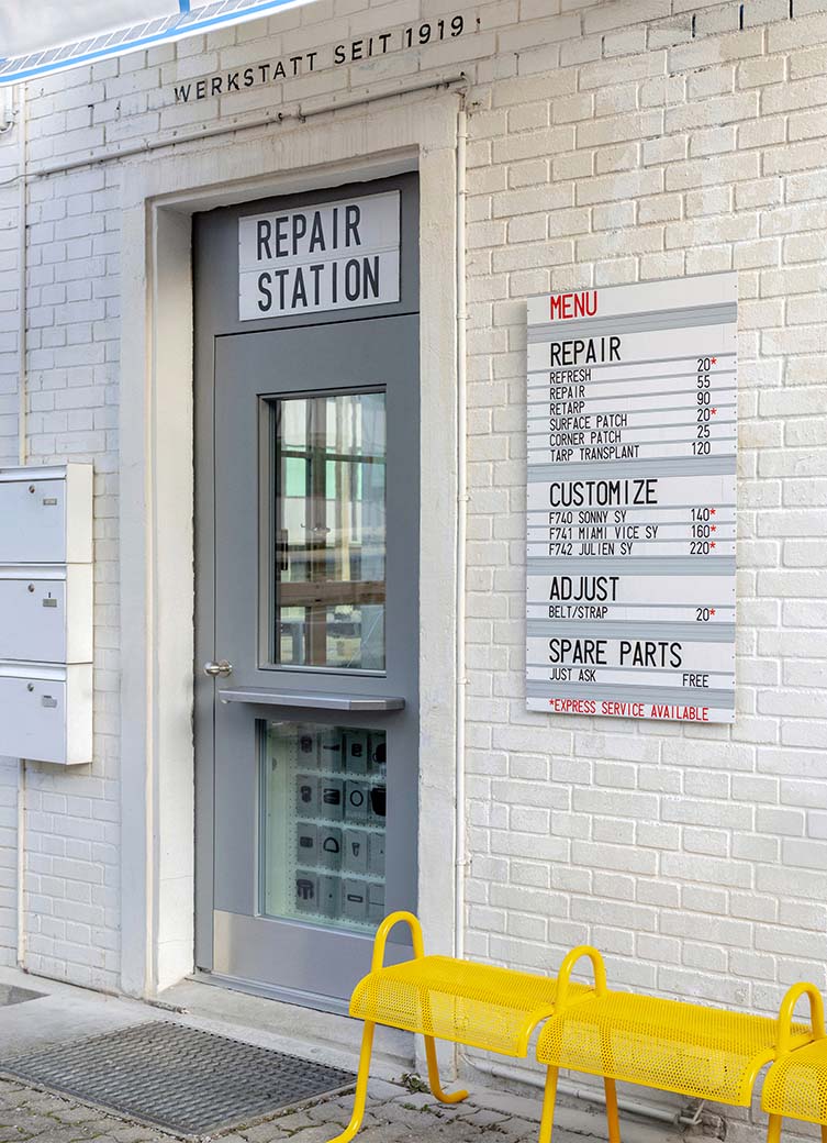 FREITAG Repair Station Zurich