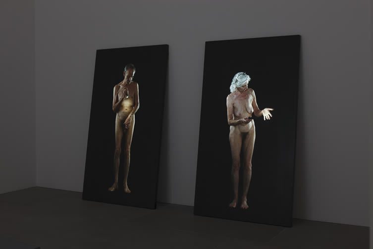 Man Searching for Immortality/Woman Searching for Eternity, Bill Viola