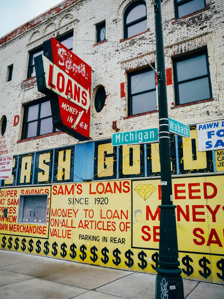 2100 Michigan Ave, Detroit. January, 2013