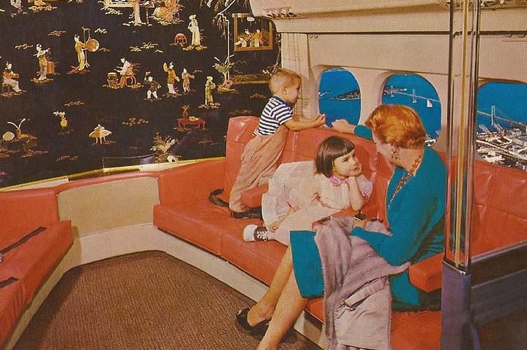 Pacific Southwest Airlines (PSA) Electra Jet 1960