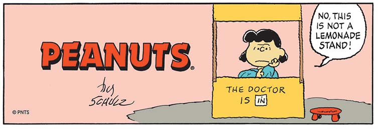 Detail of Peanuts 29.09.1996 © Peanuts