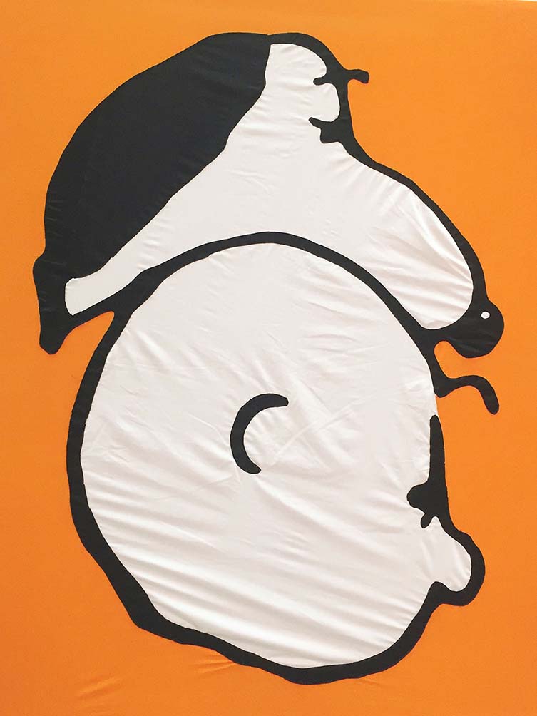 Des Hughes, Snoopy Banner, 2015, Courtesy of the artist