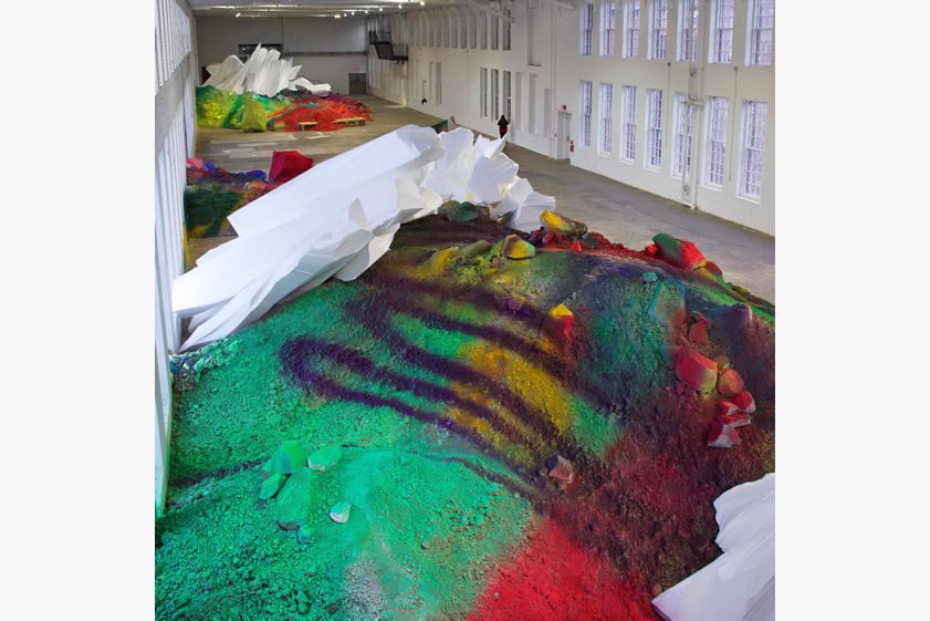 Katharina Grosse, One Floor Up More Highly