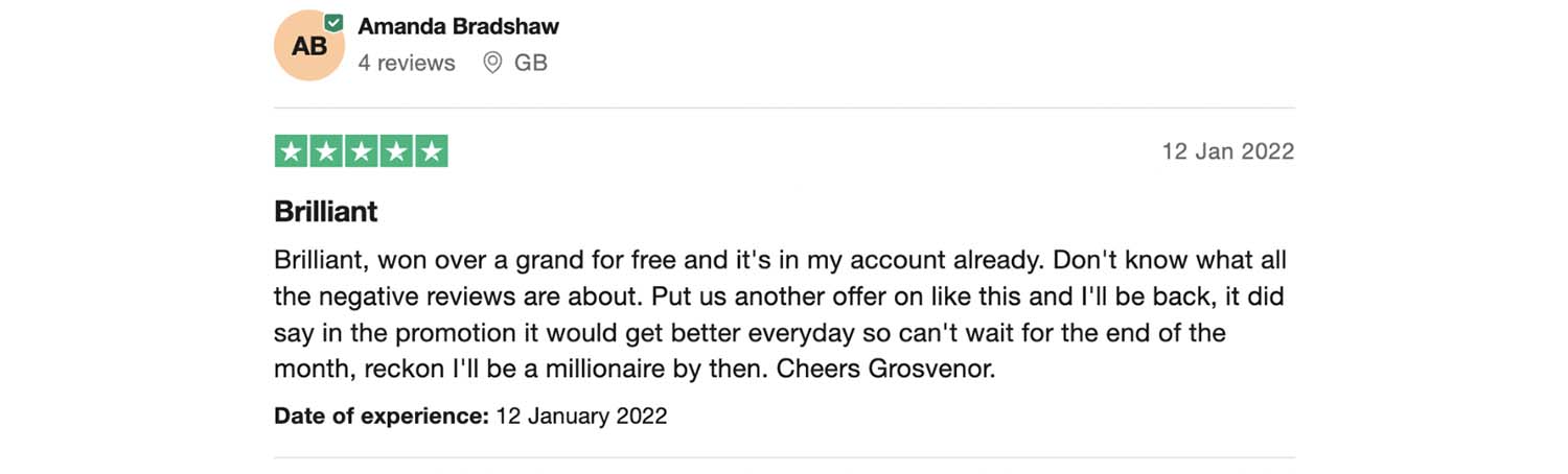 Other Grosvenor Casino Reviews Online