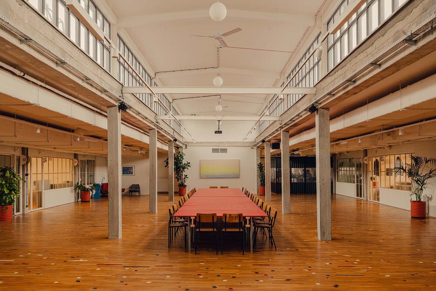 Hall 31B, Grid Arthub, Gdańsk Shipyard Designed by PION STUDIO