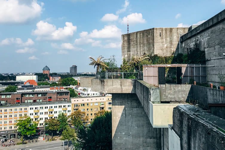 The former Flakturm IV bunker, home to club Uebel & Gefährlich