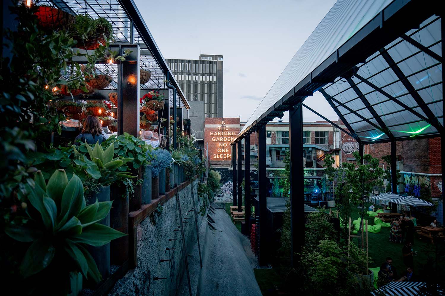 In The Hanging Garden, Hobart