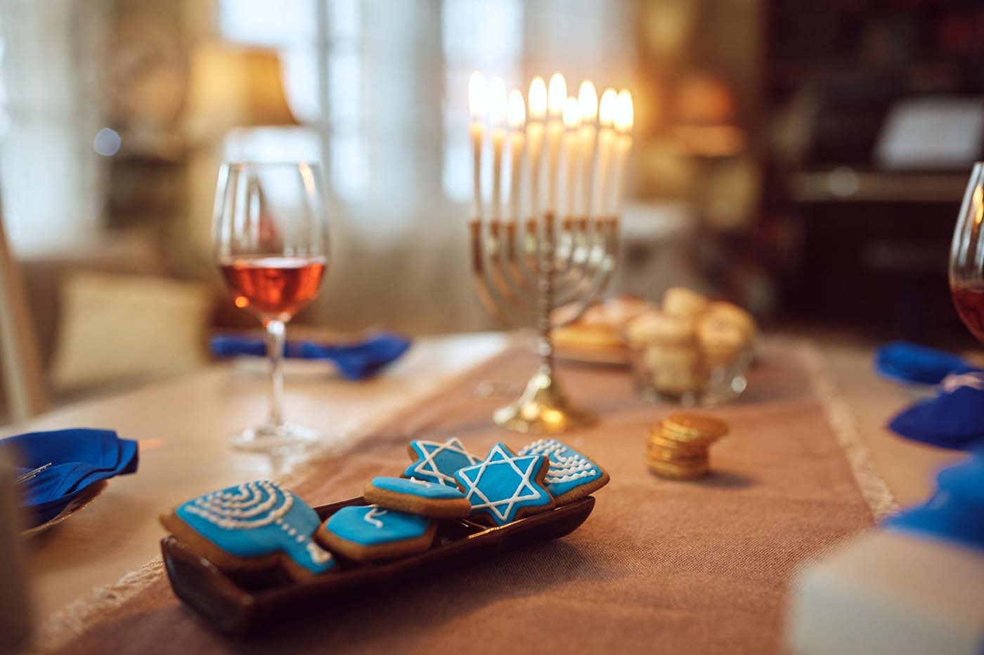 Four Brilliant Hanukkah Cookies