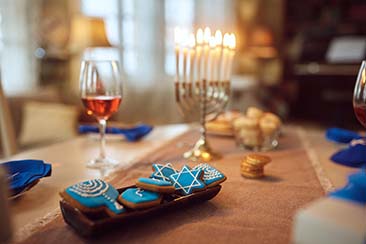 Four Brilliant Hanukkah Cookies