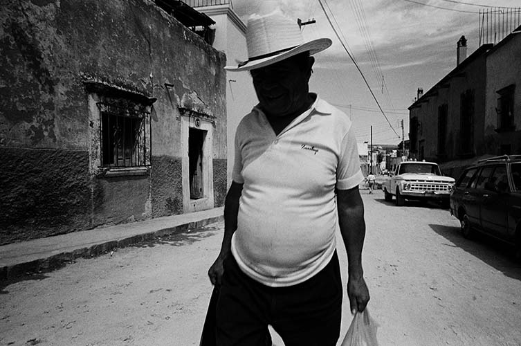 Man with Face in Shadow, San Miguel de Allende, 1997