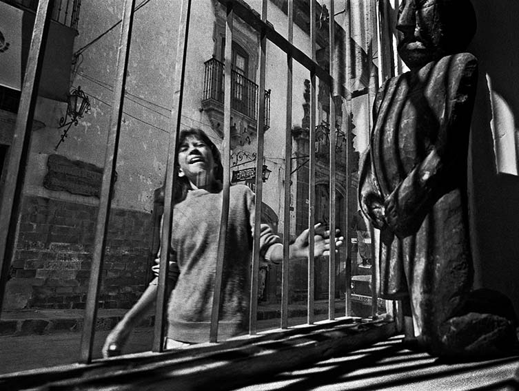 Woman Outside Window, San Miguel de Allende, 1995