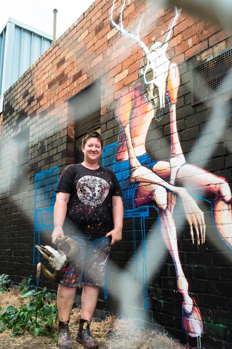 Kaff-eine — Heartcore Street Art Project, Melbourne