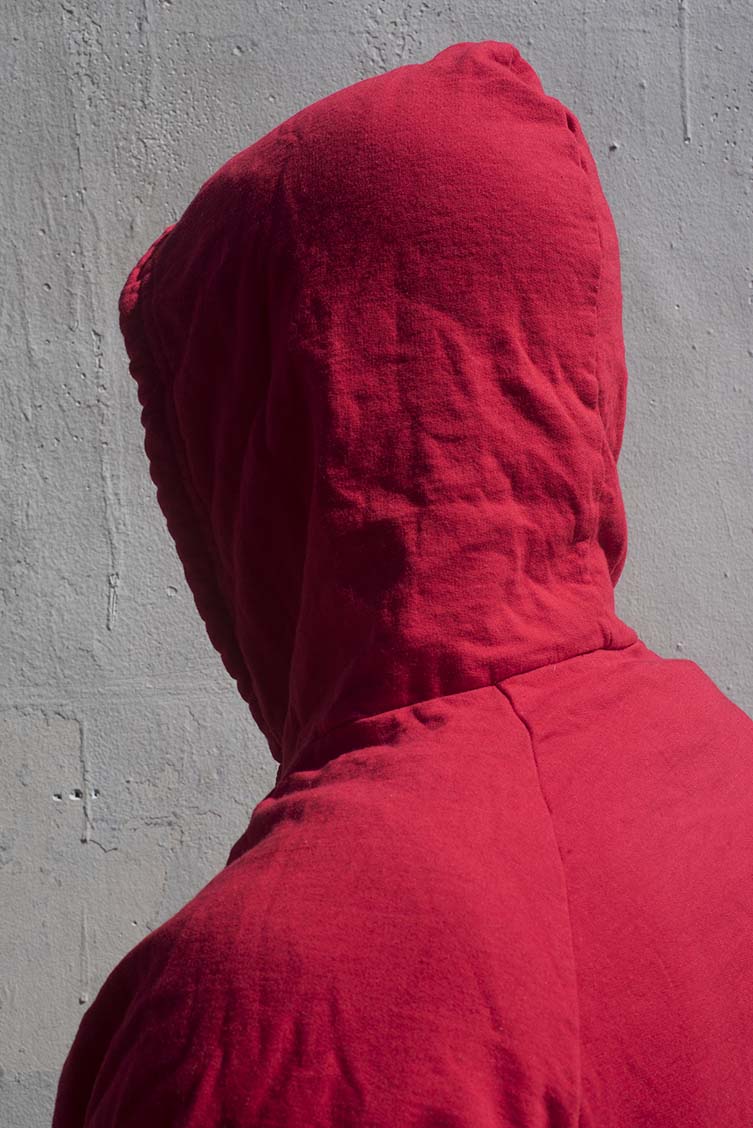 Untitled (Hood 13), 2018, archival pigment photograph by John Edmonds.