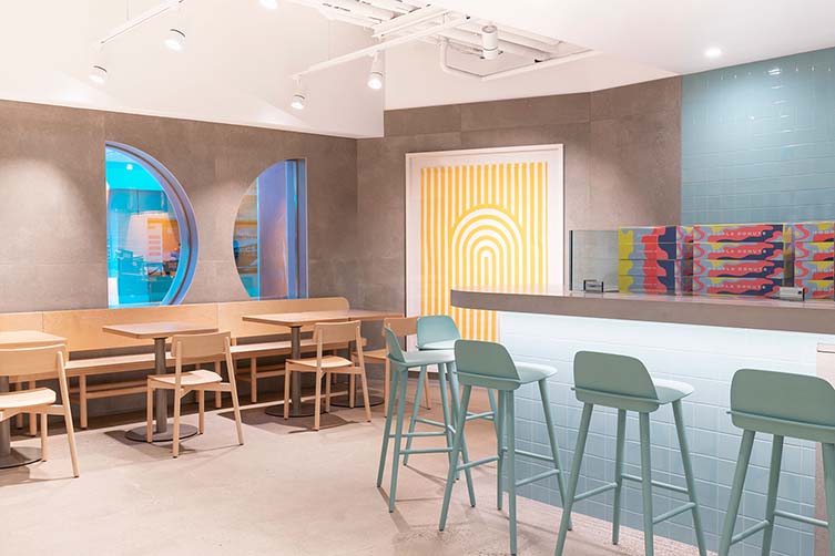 Hoopla Donuts Calgary, Donut Café Designed by Mckinley Burkart Architects for Phil & Sebastian