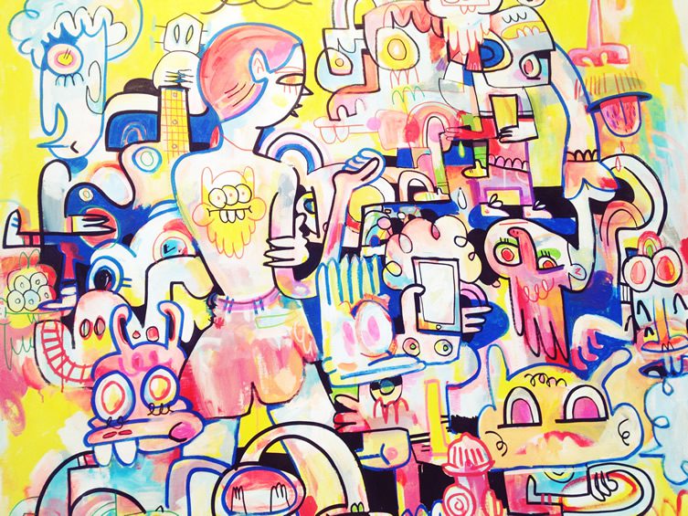 Hot Dogs and Hot Girls, Jon Burgerman