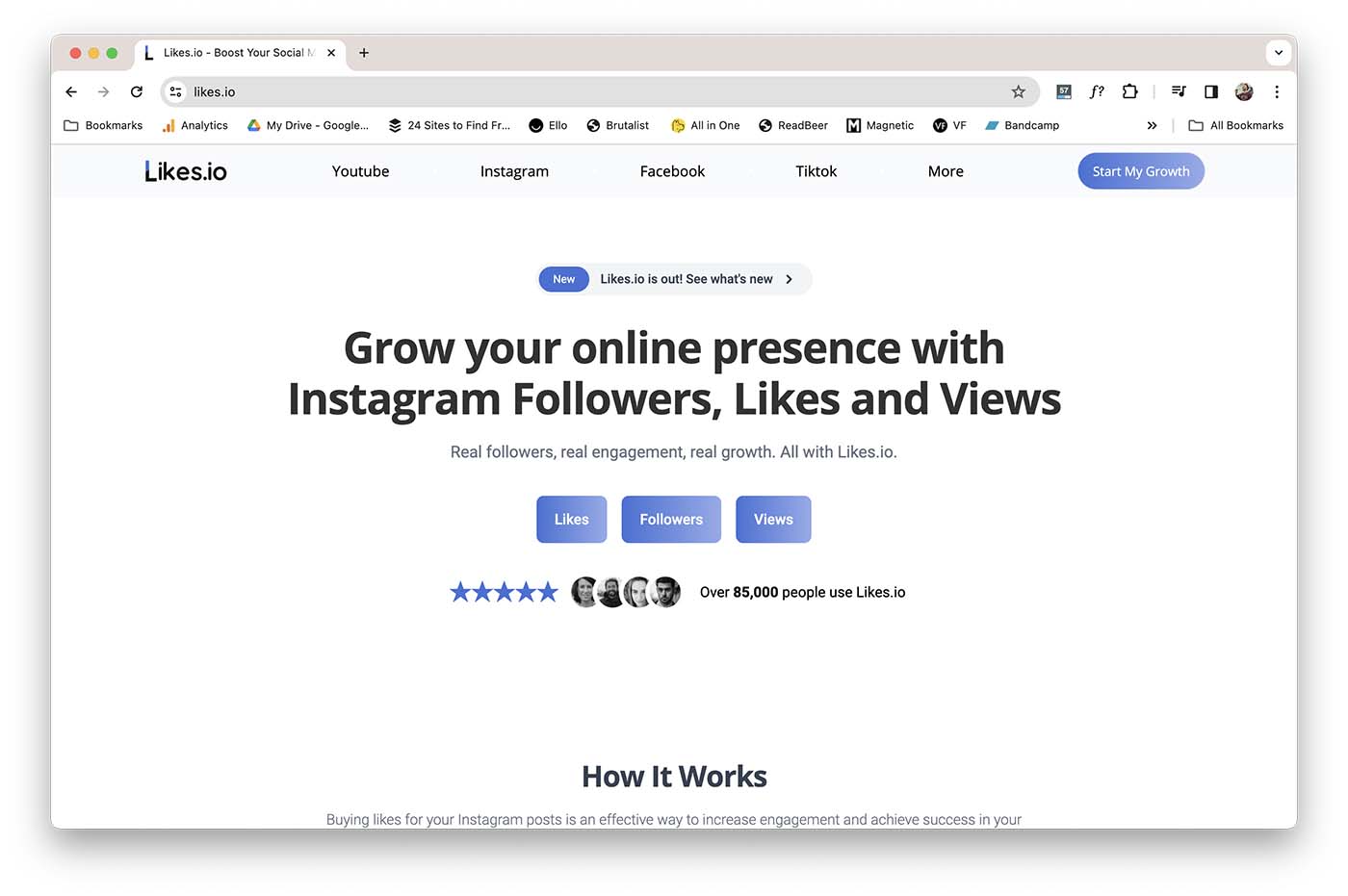 Likes.io: Trusted Source for Quality Followers