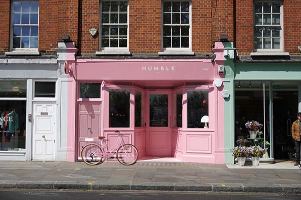 Humble Pizza London, King's Road Chelsea Restaurant Designed by Child Studio