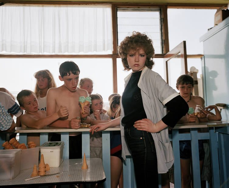 Martin Parr Girl Serving Ice Cream