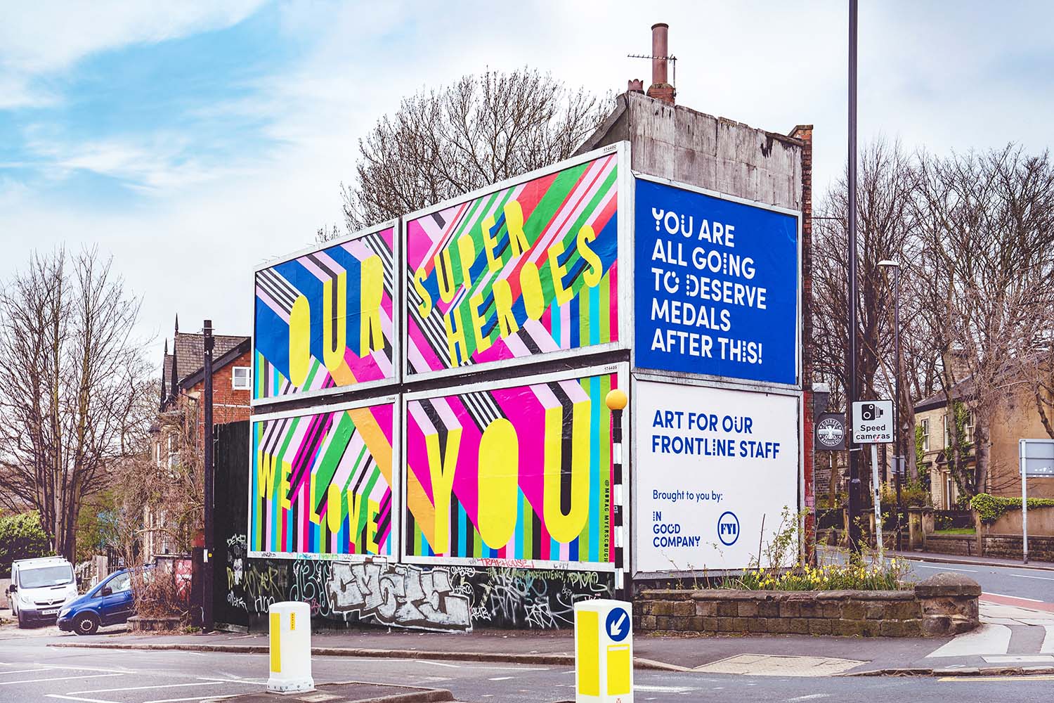 Morag Myerscough Billboard Takeover