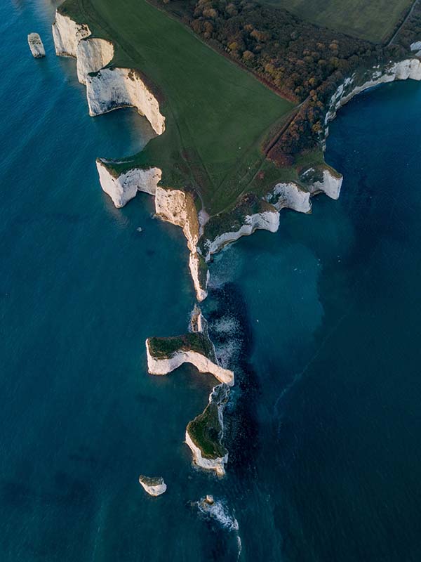 Old Harry Rocks, the Isle of Purbeck. Photo, Dan Wilding