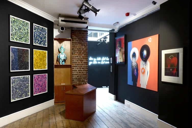 Daydreaming with UNKLE Exhibition at Lazarides Rathbone London