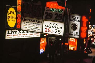 Jane Dickson in Times Square