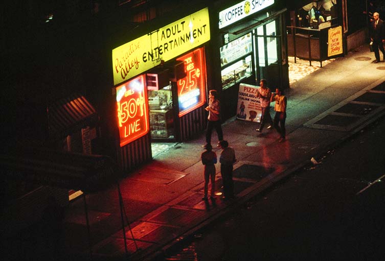 Jane Dickson in Times Square