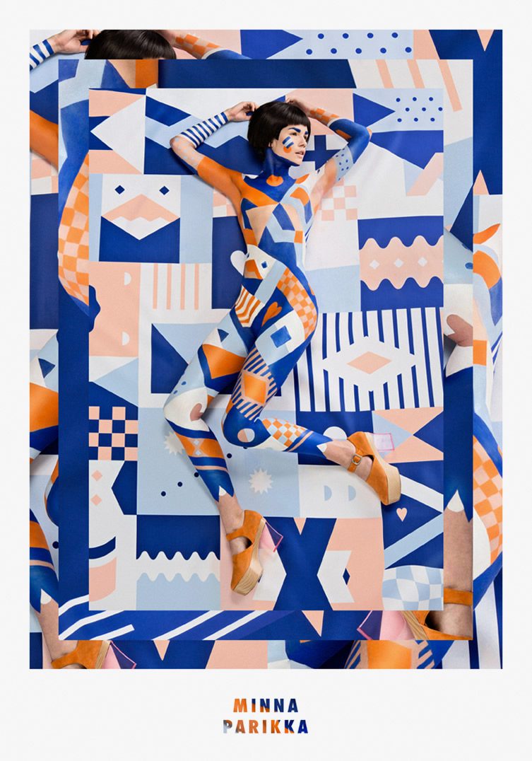 Janine Rewell x Minna Parikka — Body Painting and Scandinavian Spring