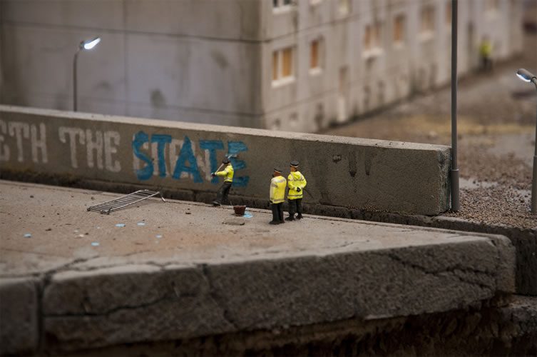 Jimmy Cauty's Model Village: The Aftermath Dislocation Principle