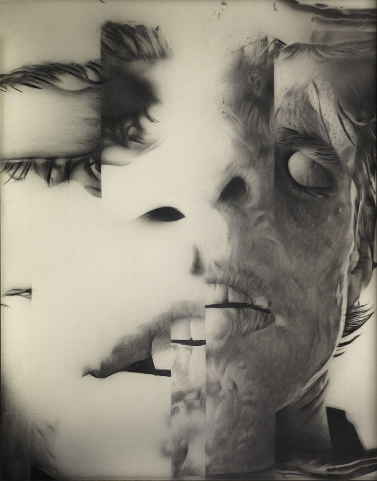 Untitled (Distorted Faces series), 1985