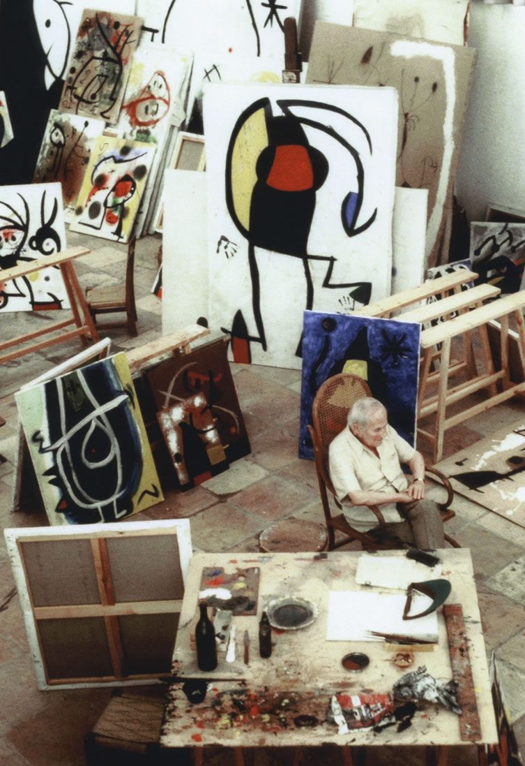 Joan Miró, Son Abrines, 1978, Photo Jean Marie del Moral