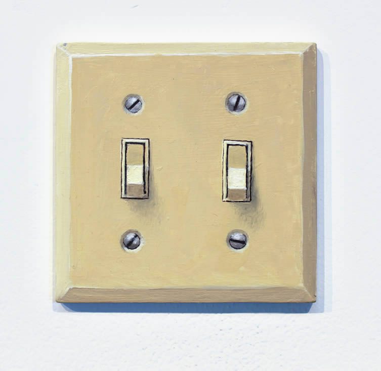 Doug Padgett. Untitled (double light switch I)